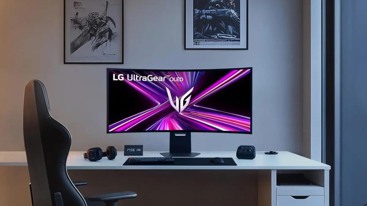 Amazon is selling the 45-inch LG Ultragear OLED curved gaming monitor for over $550 off