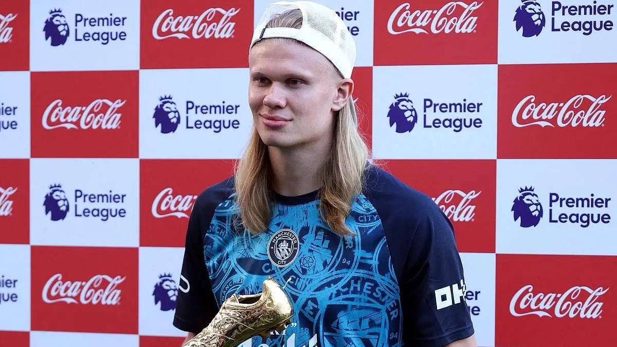 Erling Haaland wins Golden Boot in Premier League for third time in four seasons