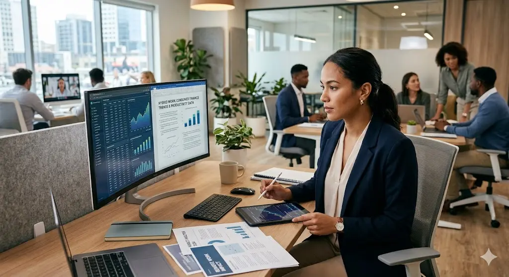 Research Findings About Hybrid Workplaces in Consumer Finance