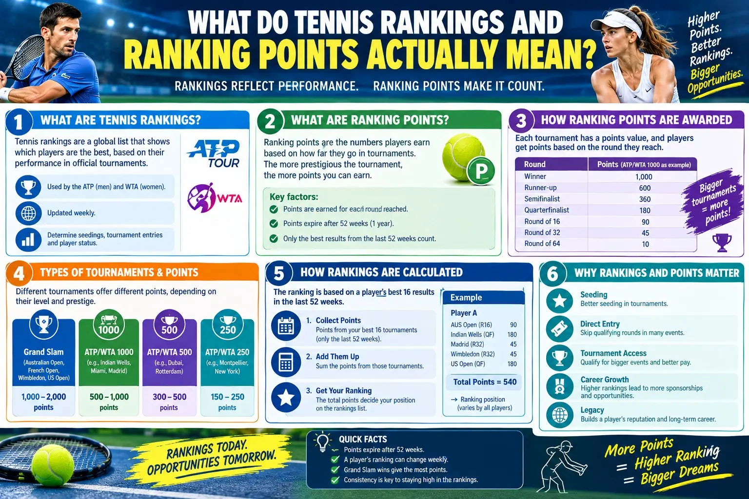 What Do Tennis Rankings And Ranking Points Actually Mean?